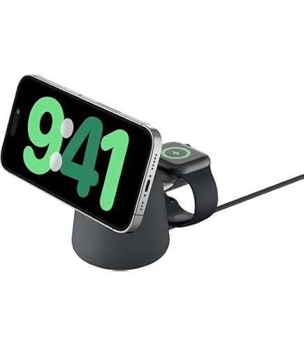 スマホアクセサリー BELKIN WIZ001DQBK BLACK BOOST↑CHARGE 3 in 1ワイヤレス充電スタンド（iPhone、Apple Watch